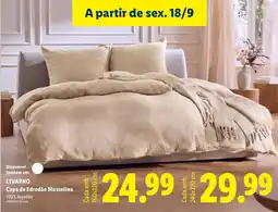 Lidl Capa de Edredão Musselina promoção