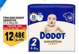 Neomáquina Fraldas dodot sensitive promoção