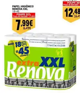 Neomáquina Papel higienico renova xxl promoção