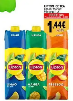 Neomáquina Lipton ice tea limão; manga; pêssego 1lt promoção