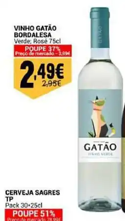Neomáquina vinho gatão bordalesa verde promoção
