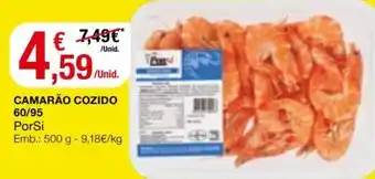 Intermarché Camarão Cozido 60/95 500g promoção