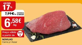 Intermarché Novilho Carne p/Assar 800g promoção