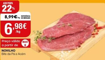 Intermarché Novilho Bife da Pá e Acém 800g promoção