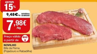 Intermarché Novilho Bife da Perna 800g promoção