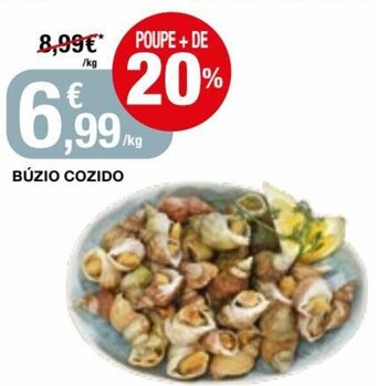 Intermarché Búzio Cozido promoção