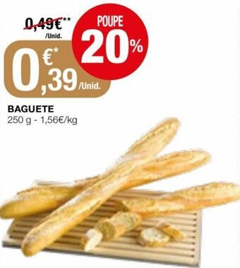 Intermarché Baguete 250g promoção