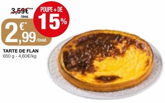 Intermarché Tarte de Flan 650g promoção