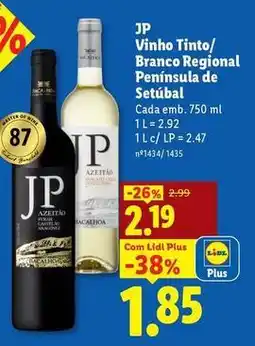 Lidl Jp - vinho tinto promoção