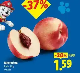 Lidl Nectarina promoção