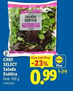 Lidl Chef select - salada exotica promoção