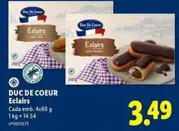 Lidl Nature - duc de coeur eclairs promoção