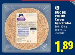 Lidl Crepes açúcardos promoção