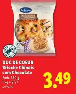 Lidl Nature - brioche chinois com chocolate promoção