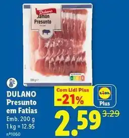 Lidl Dulano - presunto em fatias promoção