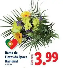 Lidl Nacional - ramo de flores da epoca promoção