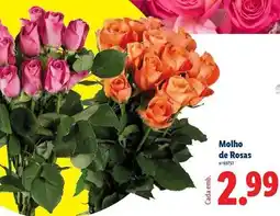 Lidl Molho de rosas promoção