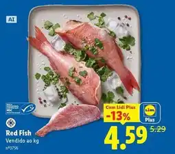 Lidl com - red fish promoção
