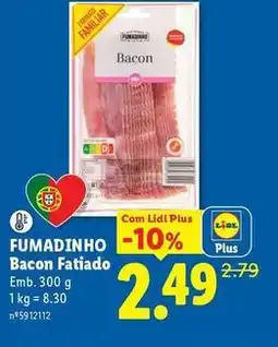 Lidl Fumadinho - bacon fatiado promoção