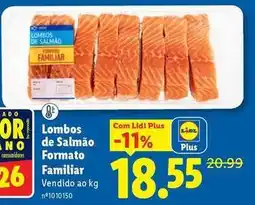 Lidl com - lombos de salmão formato familiar promoção