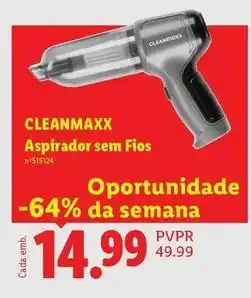 Lidl Aspirador sem fios promoção