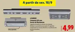 Lidl A+ - lampada led com sensor de movimento promoção