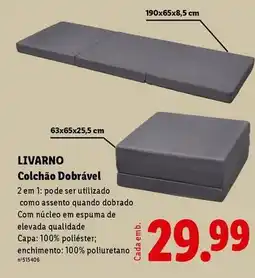 Lidl com - colchao dobrável promoção