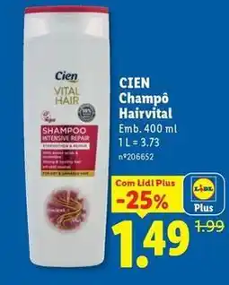 Lidl Cien - champo hairvital promoção