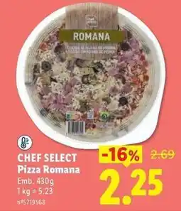 Lidl Chef select - pizza romana promoção