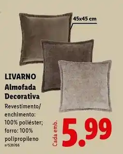 Lidl Almofada decorativa promoção