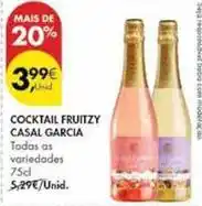 Pingo Doce Casal garcia - cocktail fruitzy promoção