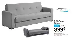 Hiper Centro do Móvel Sofá-Cama Semper promoção