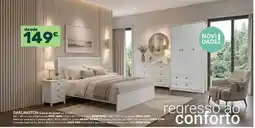 Moviflor DARLINGTON Cama de casal cor branco promoção
