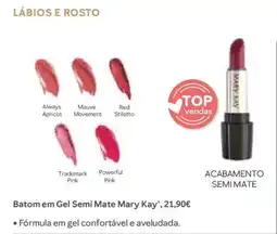 Mary Kay Batom em Gel Semi Mate Mary Kay promoção
