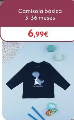 Prénatal Camisola básica 3-36 meses promoção