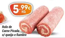 GidaCarnes Supermercados Rolo de Carne Picada c/ queijo e fiambre promoção