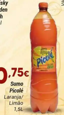 GidaCarnes Supermercados Sumo Picolé Laranja/Limão promoção