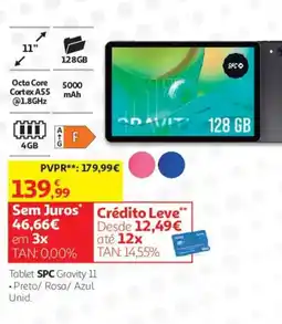 Auchan Tablet SPC Gravity 11 promoção