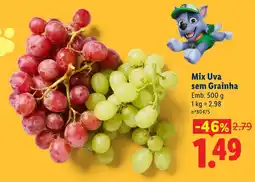 Lidl Mix Uva sem Grainha promoção