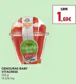 El Corte Inglés Cenouras baby vitacress promoção