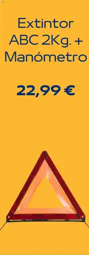 Norauto Extintor ABC 2Kg. + Manómetro promoção