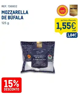Makro Mozzarella de búfala promoção