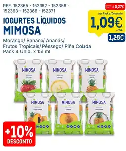 Makro Iogurtes líquidos mimosa promoção