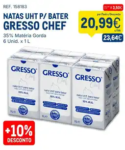 Makro Natas uht p/ bater gresso chef promoção