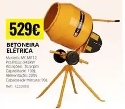 OvarMat Betoneira elétrica promoção