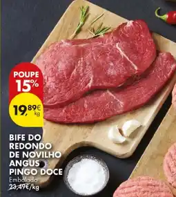Pingo Doce Bife do redondo de novilho angus pingo doce promoção