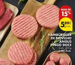 Pingo Doce Hamburguer de novilho angus pingo doce promoção
