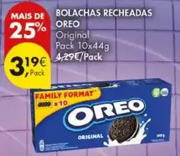 Pingo Doce Bolachas recheadas oreo original promoção