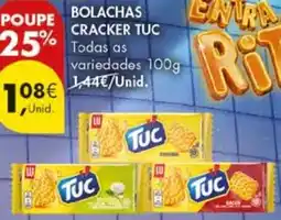 Pingo Doce Bolachas cracker TUC promoção