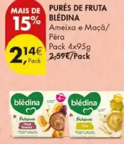 Pingo Doce Purés de fruta blédina promoção